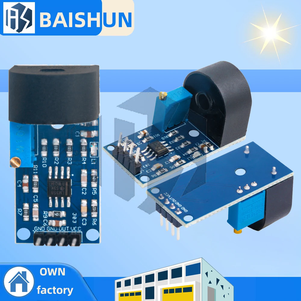ZMCT103C 5A Transformator Arus Mikro Presisi: Output AC Fase Tunggal untuk Sensor yang Kompatibel dengan Arduino