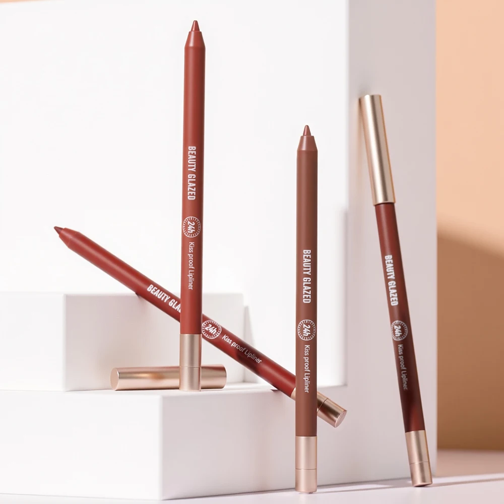 Matita per labbra in velluto opaco con tavolozza per artisti da 8 colori |   Finitura opaca impermeabile e non appiccicosa a lunga durata, punta precisa per affilare