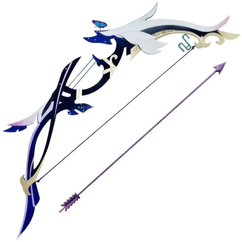 Yelan Bow and Arrow Kylin Bow Weapons Game Genshin Impact Cosplay Prop Model Halloween Christmas Fancy Party Costume Accessories