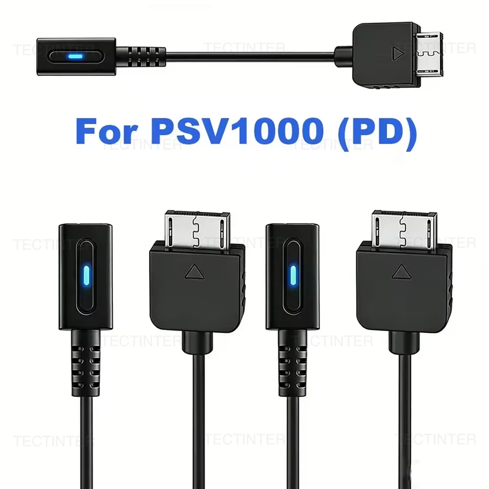 Cabo USB-C para PS Vita 1000: Adaptador de Carregamento Portátil Tipo C, Cabo de Alimentação para Acessórios do Console PSV1000