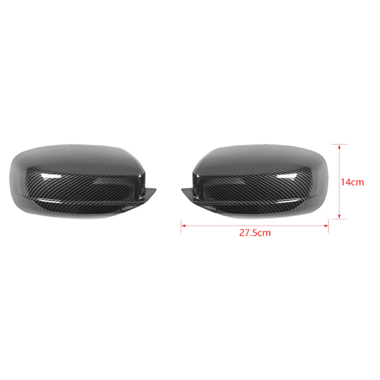 Car Rear View Rearview Mirror Shell Decoration Cover for Dodge Charger 2010-2022 Side Door Mirror Cover Exterior Accessories ABS