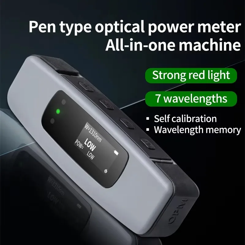 YOUYSI  YYS-OP20 Li-Lion Battery Mini Optical Power Meter Visual Fault Locator Optical Fiber Tester LED VFL