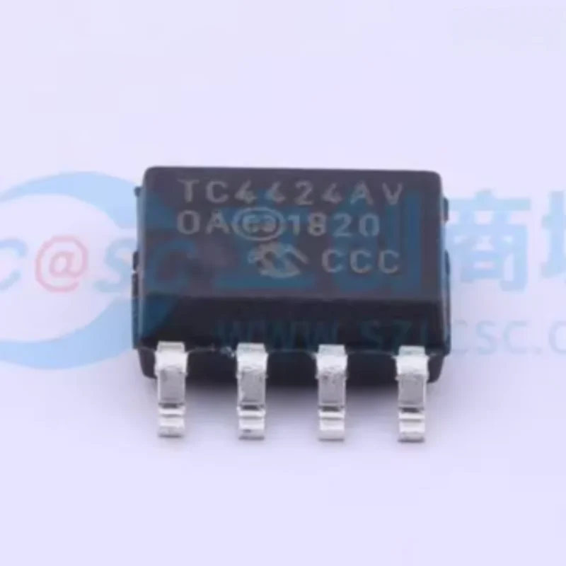 10PCS TC4424AVOA TC4424A High Speed Low-Side MOSFET Driver 4.5V-18V SOP8 Chip