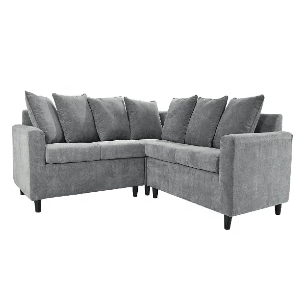 

Nisco Fabric European Sectional Sofa with Comfortable Cushions