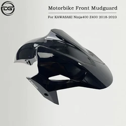 Front Fender Mudguard For KAWASAKI Ninja400 Ninja 400 EX400 2018 2019 2020 2021 2022 2023 Tire Splash Mud Guard ABS Plastic