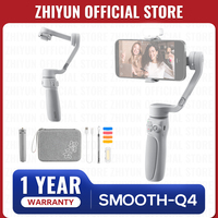 ZHIYUN Official Smooth Q4 Smartphone Gimbal 3-Axis Portable Phone Stabilizer for iPhone 15 pro max/Xiaomi/Huawei/Samsung
