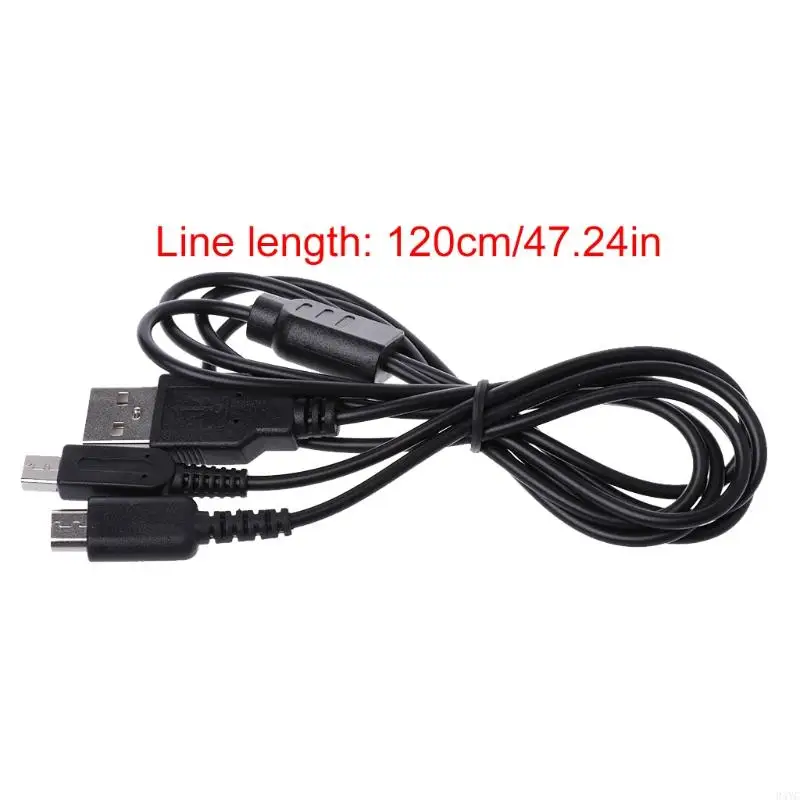 34YC 2-In-1 USB Power Charging Cable Y-Splitter Cord For 3DS for NDSI for DS Lite