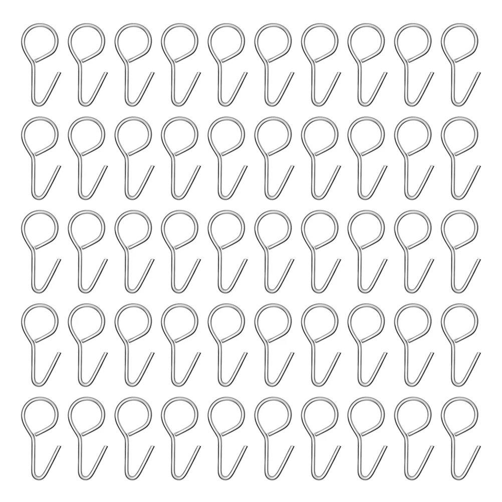 

100pcs Car Seat Cover Fixing Hooks S-Hooks Sturdy Durable For Seat Cushion Mat Headrest Cover Installation Automotive