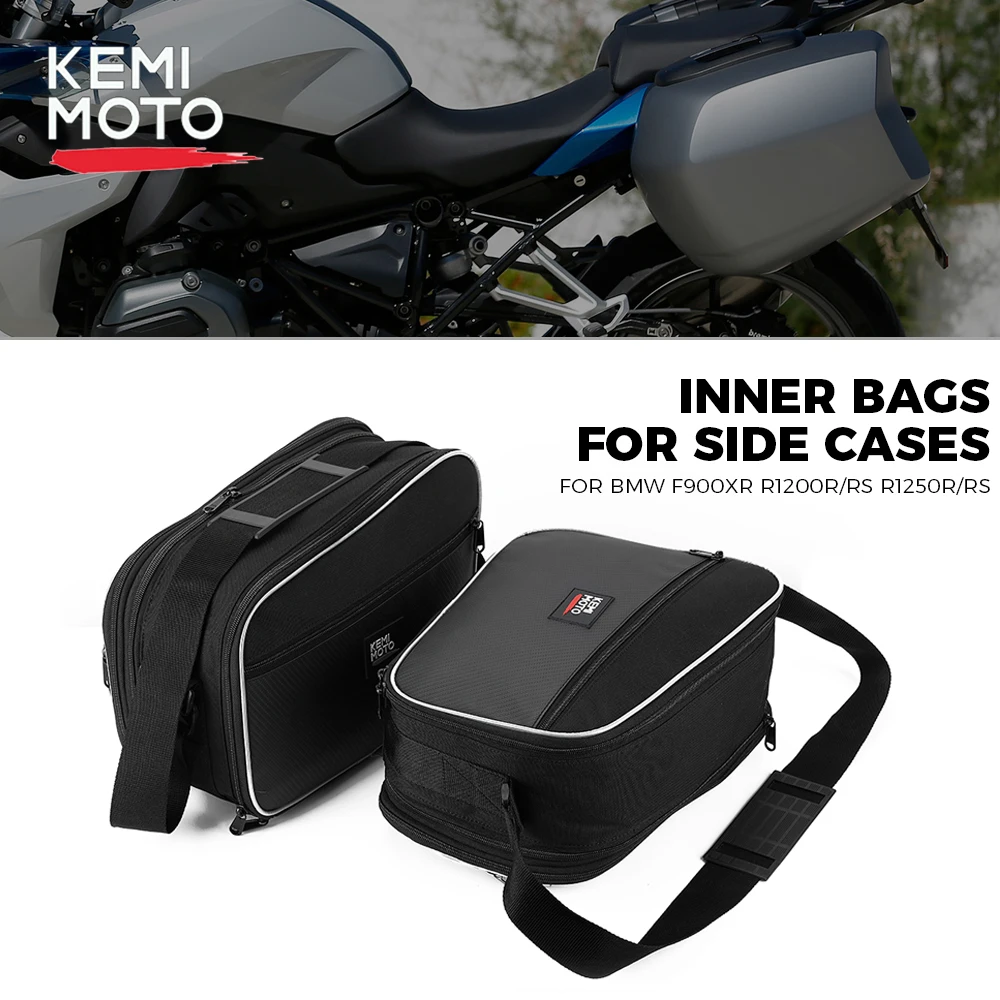 Sacs intérieurs de moto pour BMW R1200R R1200RS R1250R R1250RS F900XR R 1250 RS 1200RS, sacoche de tourisme, sacs à bagages extensibles