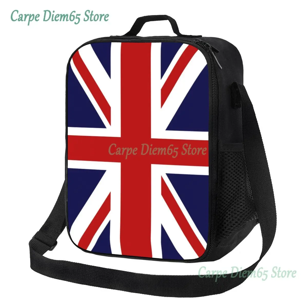 

Union Jack Flag Of The UK Resuable Lunch Box for Multifunction Thermal Cooler Food Insulated Lunch Bag School Children Student