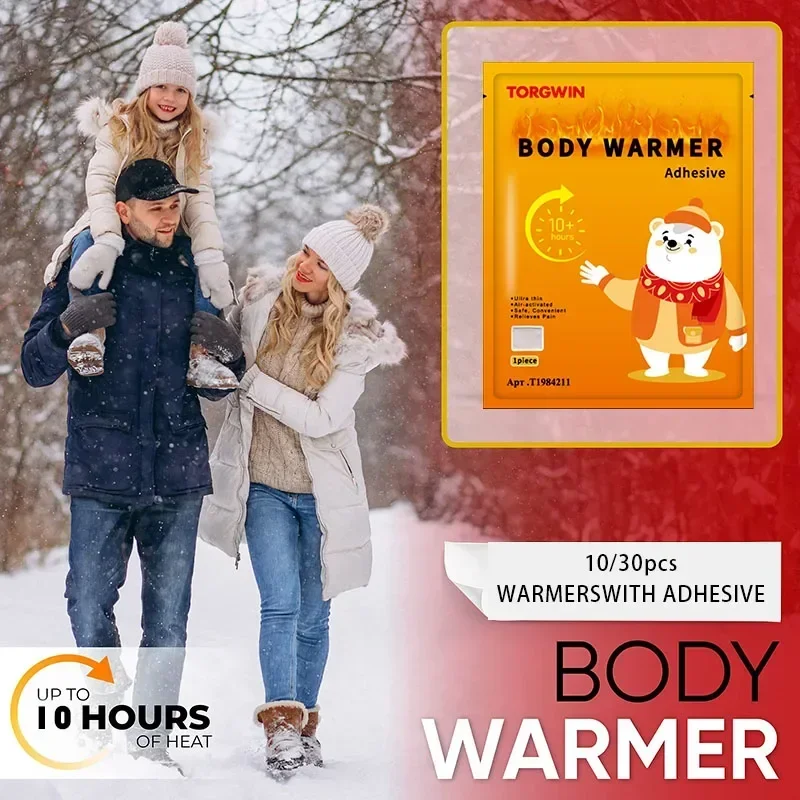 

10/30/50pcs Disposable Warme sticks Self-heating Cold-proof Winter Outdoor Warming Abdomen Warming Patch Warm Body Patch