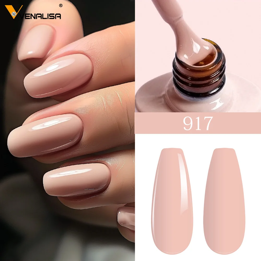 

7.5ml VENALISA Nail Gel Polish High Quality Nail Art Salon 60 Colors Soak off UV LED Nail Gel Varnish Camouflage Color Lacquer