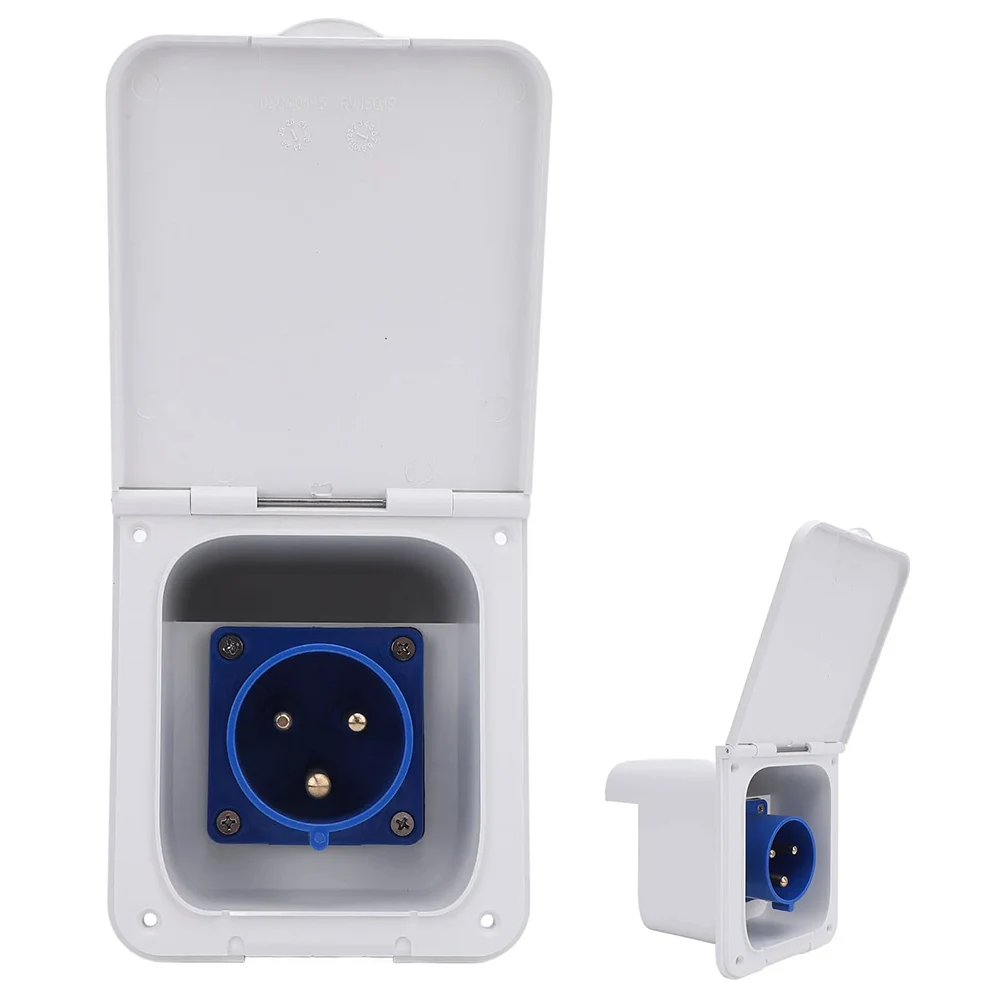 لمتنقل مقطورة RV مقبس مداخل الطاقة الخارجي 32A فلوش ربط مخرج طاقة مع مادة مقاومة للشمس
