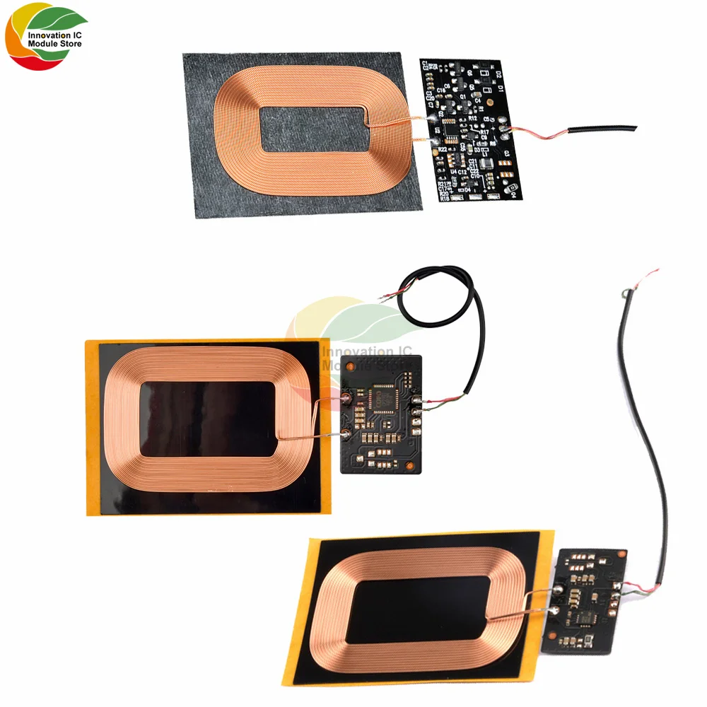 Стандартный модуль приемника катушки беспроводной зарядки своими руками, печатная плата, печатная плата, DIY батарея катушки 5 в 1 А, модуль быстрой