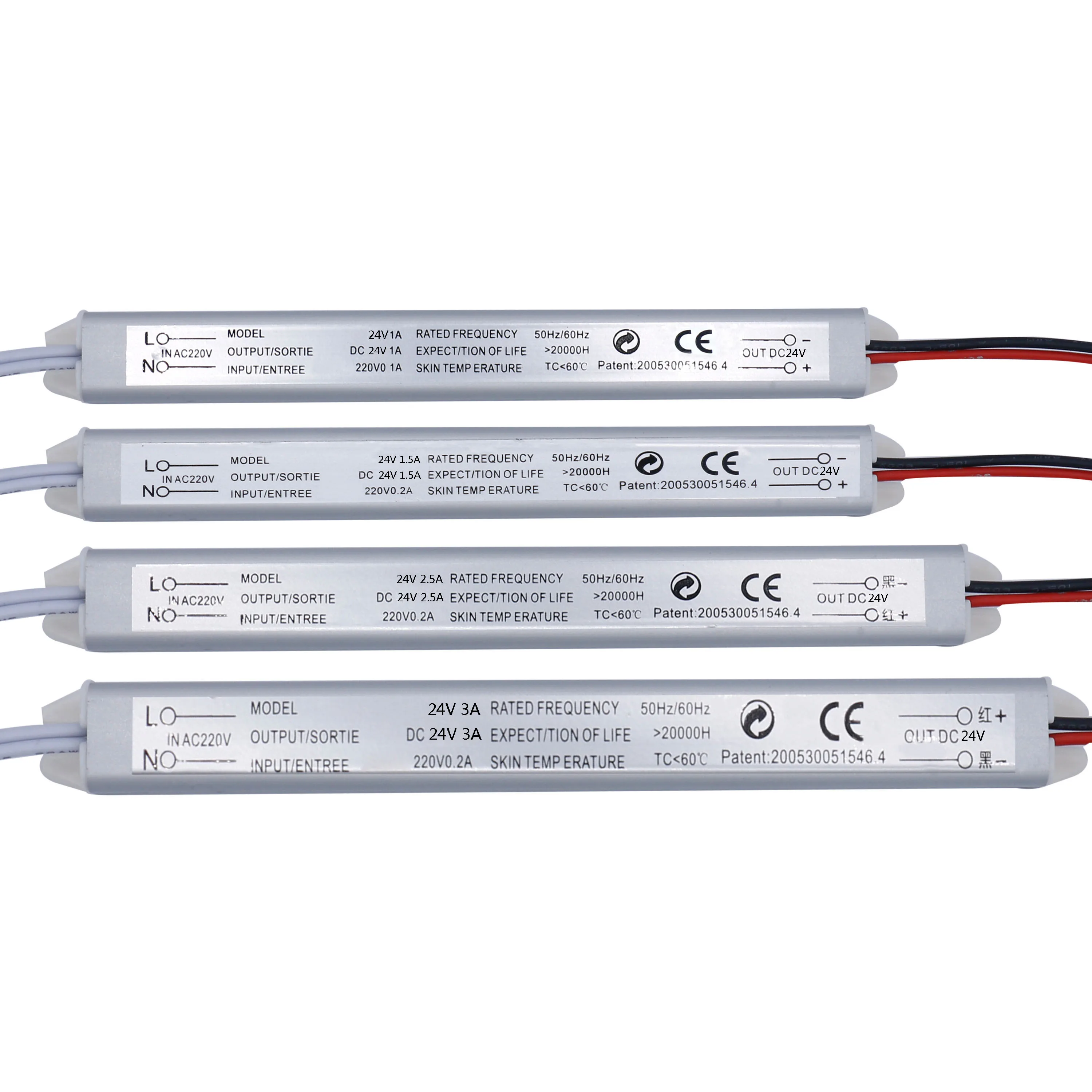 

LED Driver Power Supply 220V to 24V Switching LED Driver Lighting Transformer 1A 1.5A 2.5A 3A 24W 36W 60W 72W For LED Light