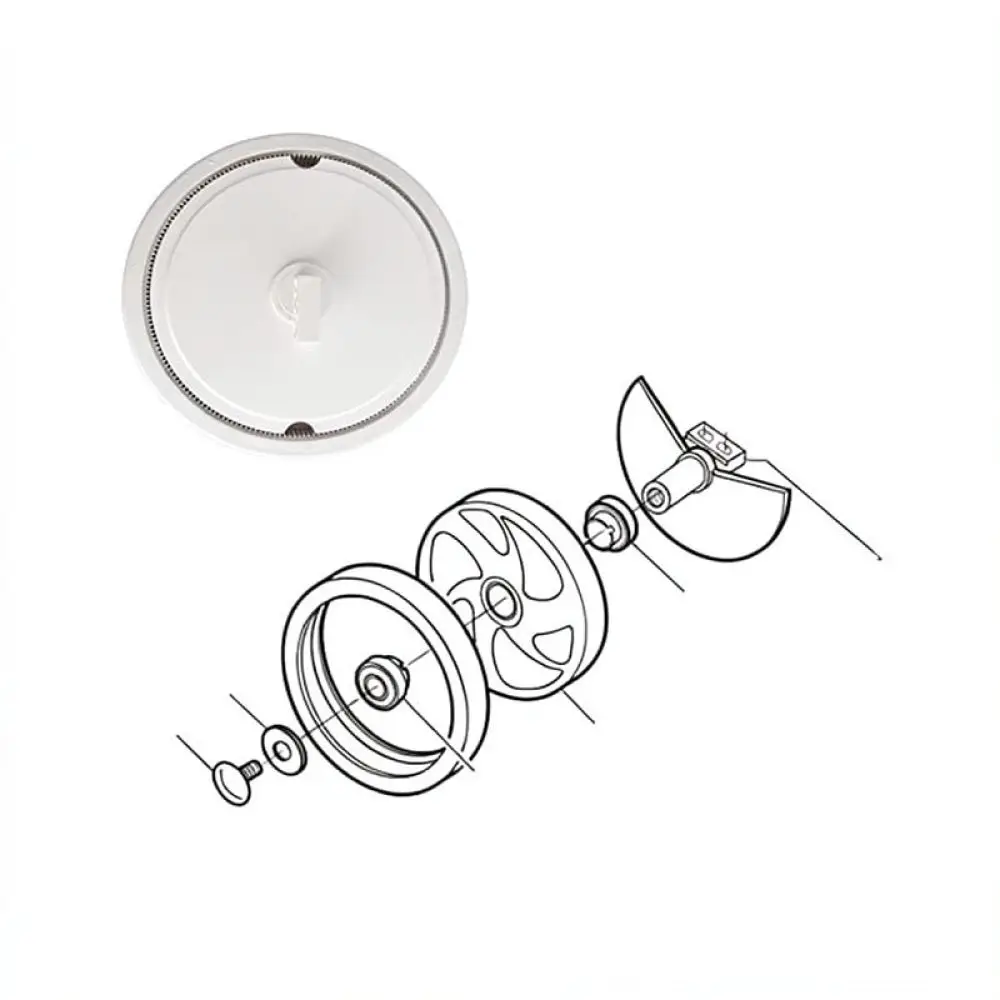 Swimming Pool Vacuum Cleaner Replacement Parts Wheel With Tire Bearing For Polaris 280 480 Durable ABS Repair Component