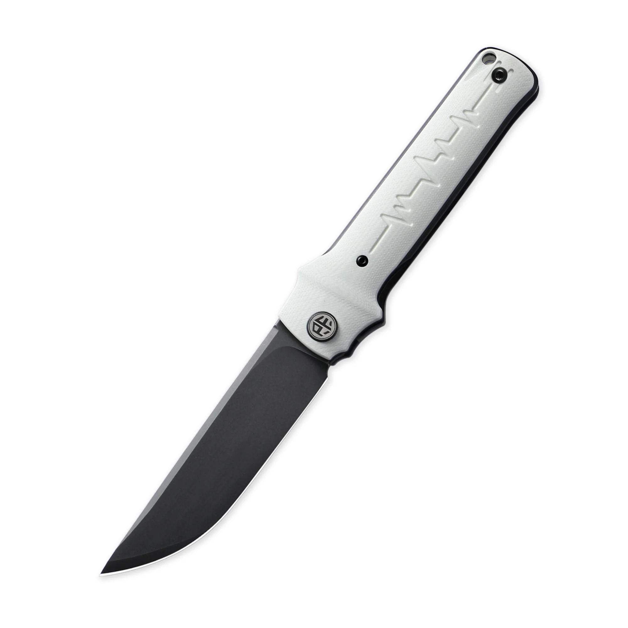 Petrified Fish PFB04 Foldable EDC D2 Steel G10 Micarta Handle EDC Pocket Tool Camping view 3