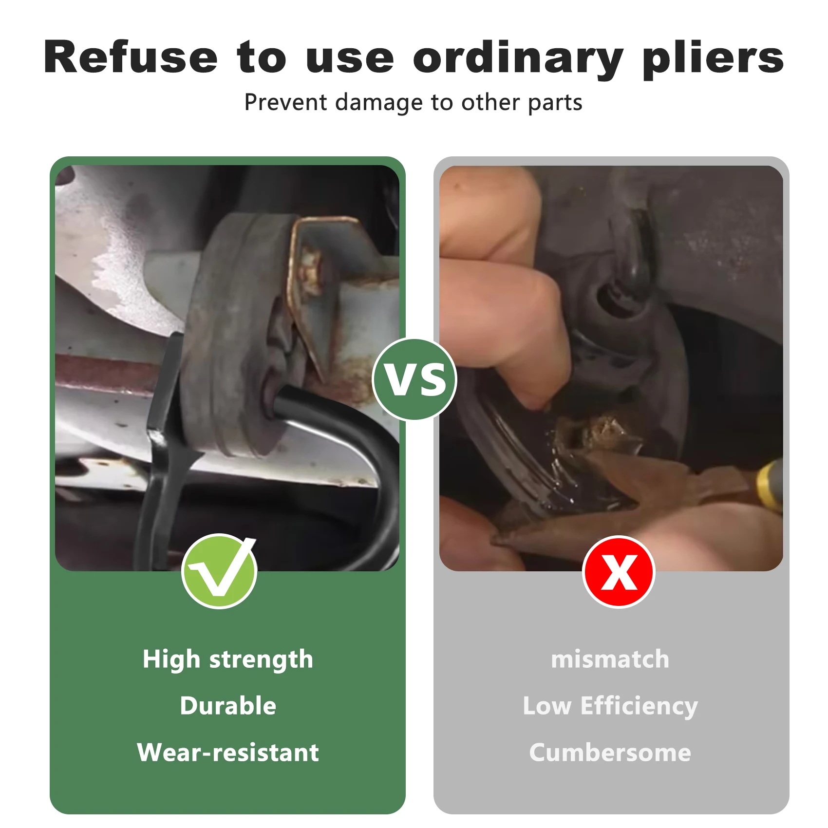38350 Exhaust Hanger Removal Pliers for Automotive Tool Black for Car Universal Auto Accessories Parts jasmine