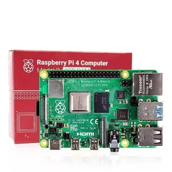 Kit de carte de développement Raspberry Pi 4B d'origine, kit WiFi, 4e génération, type B, fabriqué au Royaume-Uni, 1 Go, 2 Go, 4 Go, 8 Go