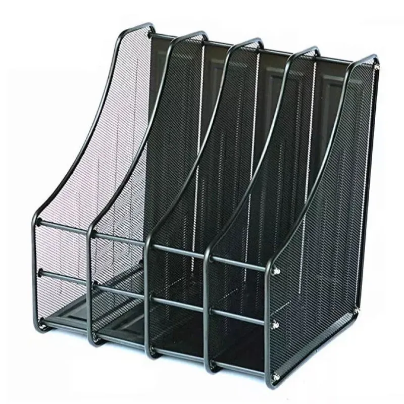 

High Quality Magazine Rack File Racks File Holder Metal Mesh Document Rack 3 Column Letter Magazine Newspaper Tray
