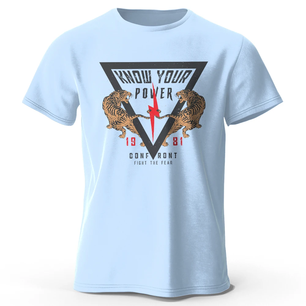 Trendiges, abstrakt bedrucktes T-Shirt aus 100 % Baumwolle, ultraweiches Kurzarm-T-Shirt mit Rundhalsausschnitt, lässiges Unisex-Outfit