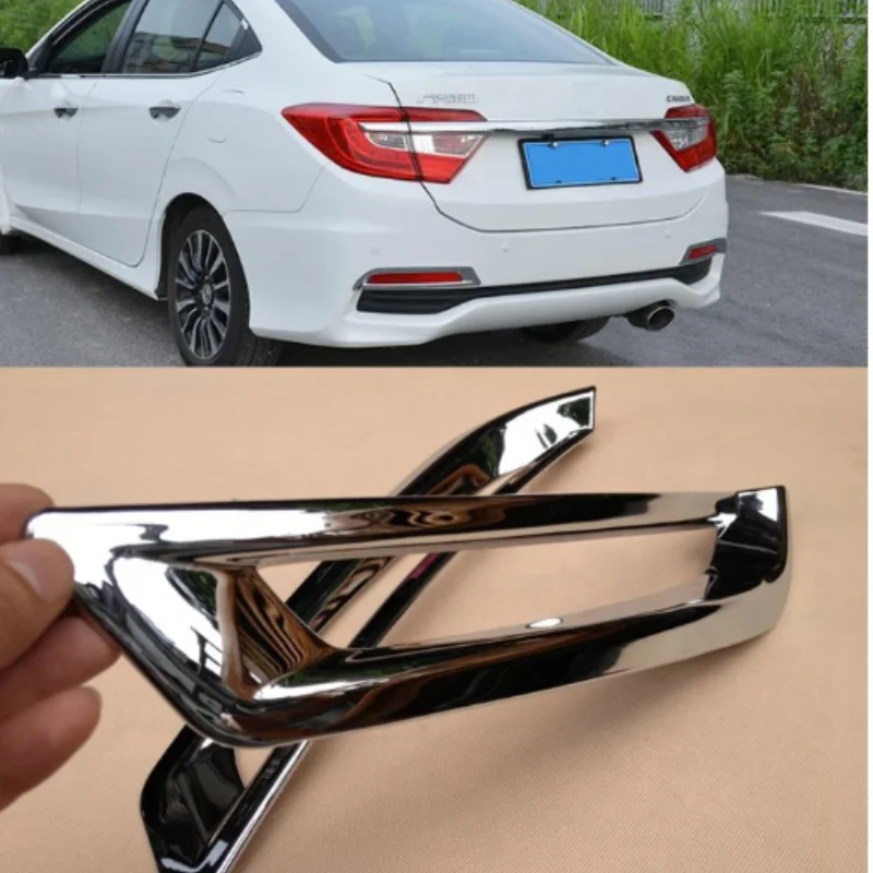 ABS Chrome Rear Bumper Fog Light Cover Trim For Honda CRIDER 2018-2019