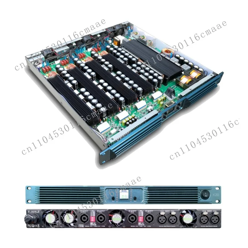 Professional Power 4-Channel Amplifier 1u K-420 2000W x 4