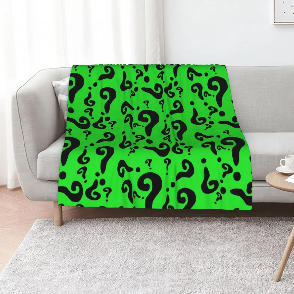 

The Riddler Throw Blanket Thermal Warm funny gift Nap Blankets
