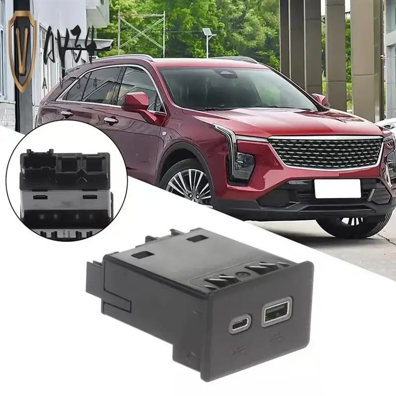 

AV34-13520516 Car USB Socket Dual Interface USB Connector For Cadillac XT4 XT5 XT6 2018 XTS 13512380