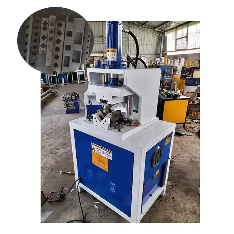 CE Certification Hydraulic Punching Machine Steel Plate Punching Equipment Display Rack Stainless Steel Tube Without Burr