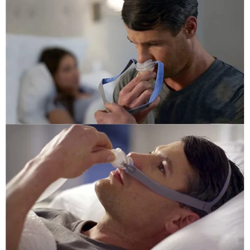 

Original Silica Nose Pads for AirFit P10 Nasal Pillows Resmed S9/S10 Ventilator Nasal Pillow Size S/M/L Sleep Apnea