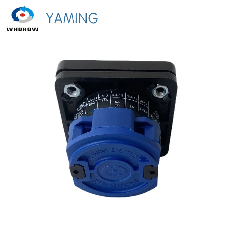 YMW26-20/1M Waterproof IP65 Rotary Cam Switch Changeover Control Circuit 690V 20A 1 Pole With Protective Box LW26 LW28 LW39B