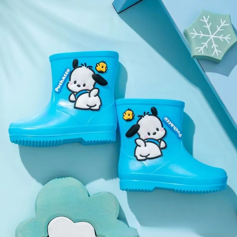 Botas De Lluvia Cute Rain Boot for Child Four Seasons Cartoon Kid Waterproof Boot 1-7 Year Old Non Slip Girl Boot Boy Water Boot