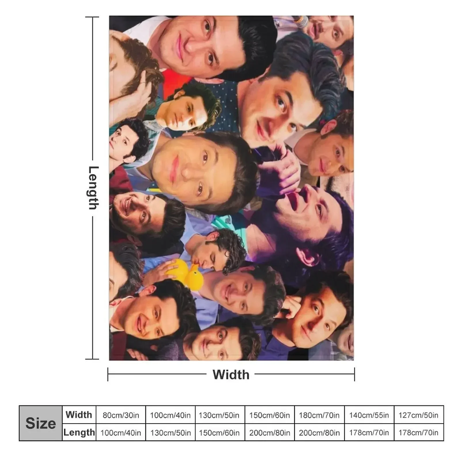 Ben Schwartz Collage Throw Blanket for winter Comforter christmas gifts Blankets