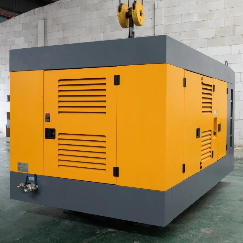 Customized Direct Factory Price High Quality LGZJ3125 Power 294KW Water Well Drill Rig Air Compressor 25bar/18bar New PLC Motor