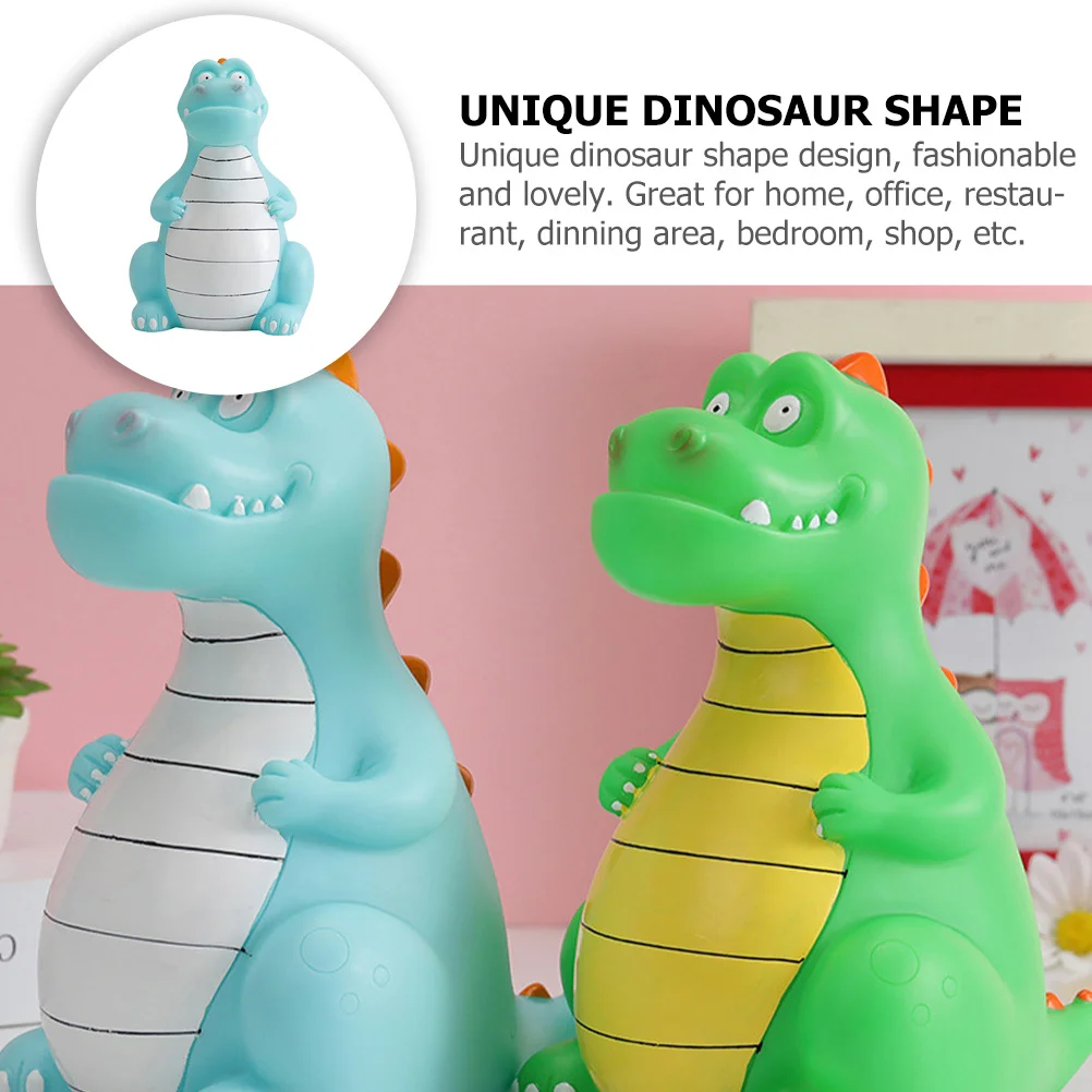 Tirelire créative en forme de dinosaure, forte, Anti-chute, pour garçons et filles, décoration de chambre à coucher, de bureau, nouveauté