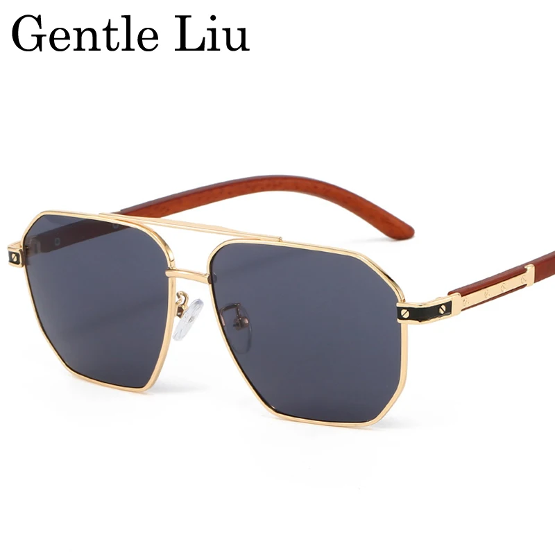 

Steampunk Square Sunglasses Men 2025 Luxury Brand Punk Polygon Double Beam Sunglass Retro Driving Eyewear For Male UV400 Shades