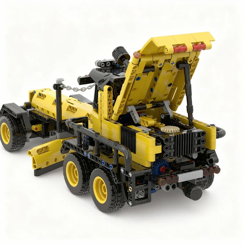 ตัวต่อ MOC รถเกรด 835 ชิ้น แบบจำลองทางเทคนิค ของขวัญคริสต์มาส ของเล่น DIY เสริมสร้างความคิดสร้างสรรค์  ตัวต่อเพื่อการศึกษา