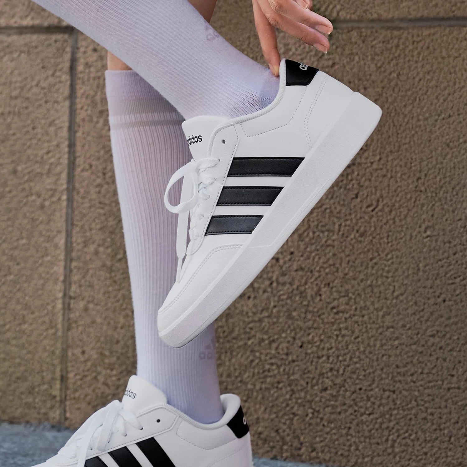 Adidas Authentic BREAKNET 3.0 Men's Women's Sports Wear-Resistant Sneakers JR3547