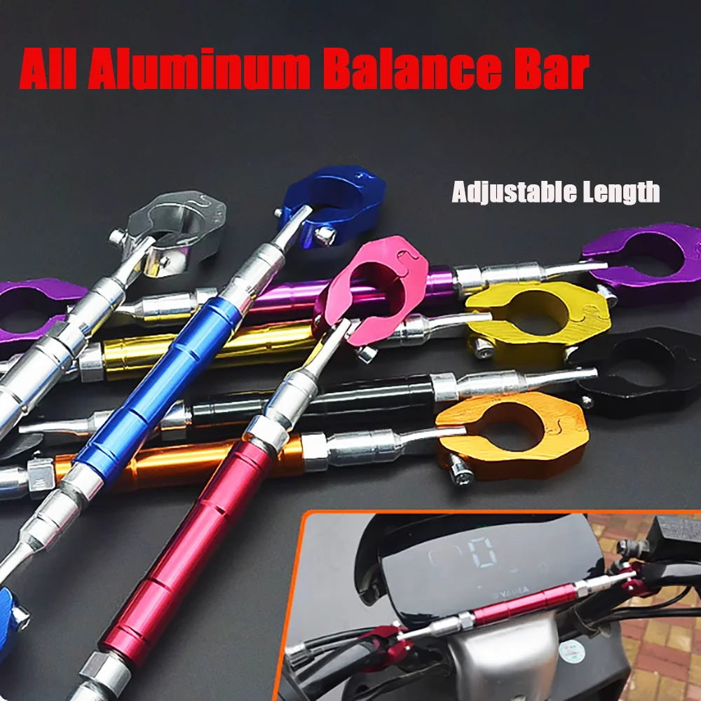 

Universal Motorcycle Stabilizer Bar 22mm CNC Aluminum Crossbar Reinforced Handlebars Extended Reinforcement Bars Accessories