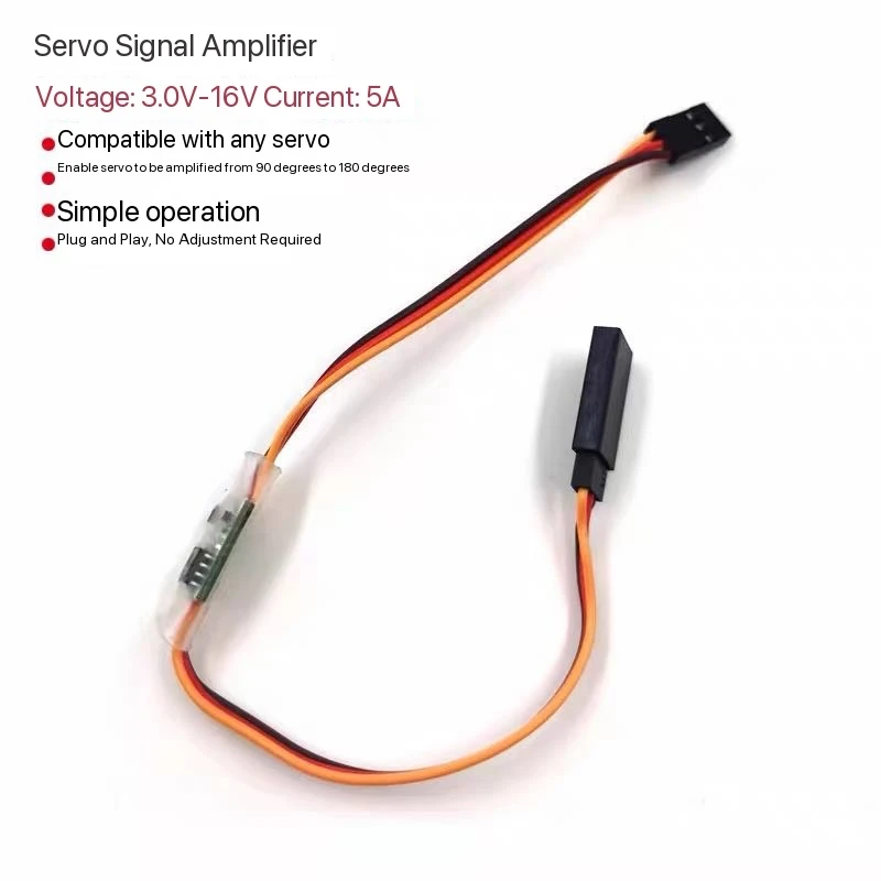 1/5pcs PPM/PWM Signal Amplifier 180-Degree Remote Control Angle Increase Servo Expander/270 Servo Expander