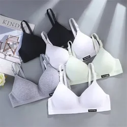 Women underwear cotton bra without steel ring gathered push ups comfortable soft bra sexy fashion ladies intimate underwear