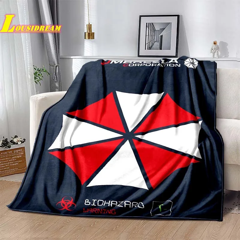 He-Umbrella Company -N printed blanket flannel blanket living room bedroom sofa bed picnic travel leisure nap birthday gift