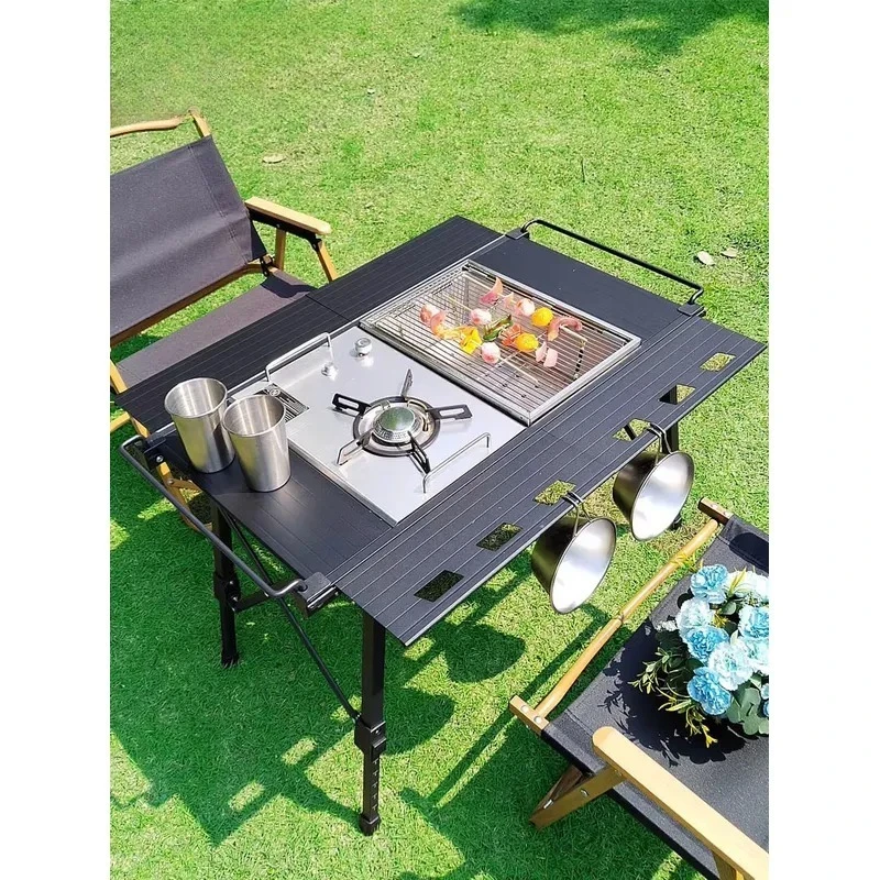 Outdoor Furniture Legs - Mesa IGT dobrável, leve, tipo mochila,