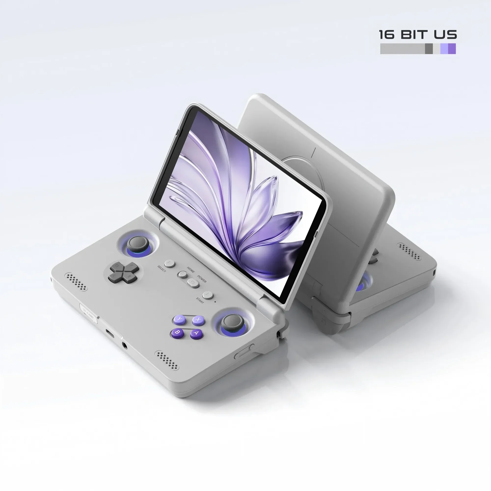 Retroid Pocket Flip2 Handheld Game Console 5.5 '' AMOLED Scherm Video-uitgang MTK Snapdragon Processor Fans Koeling Snel Opladen