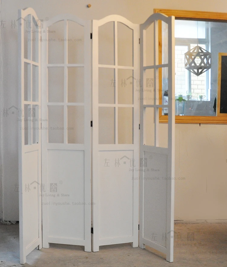 Mail farm solid wood screen partition fashion, American screen, wedding screen, hollow porch partition.