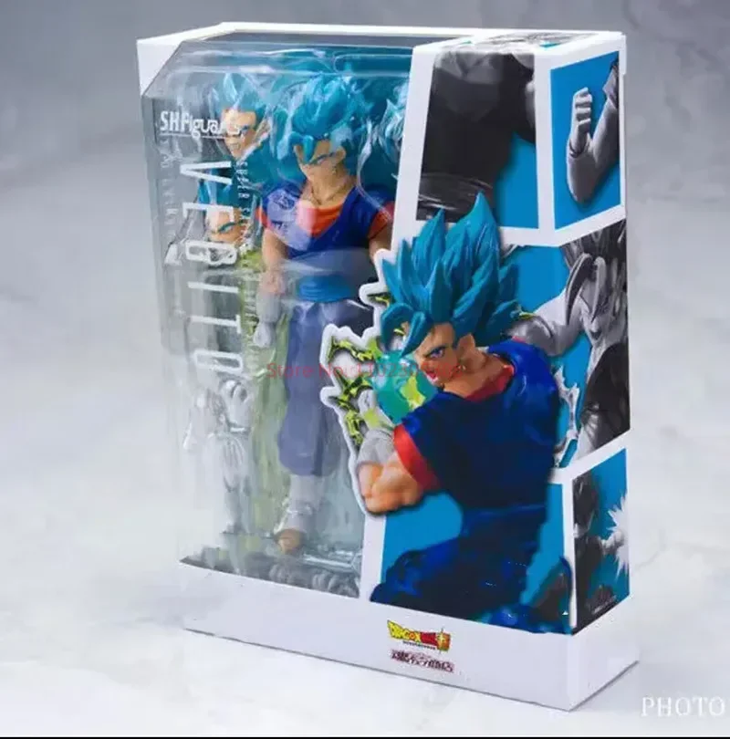 Dragon Ball New Super Vegito Blue Action Figure Vegetto S.h.figuarts Super Saiyan God PVC Anime Model Collection Kid Gifts Toys