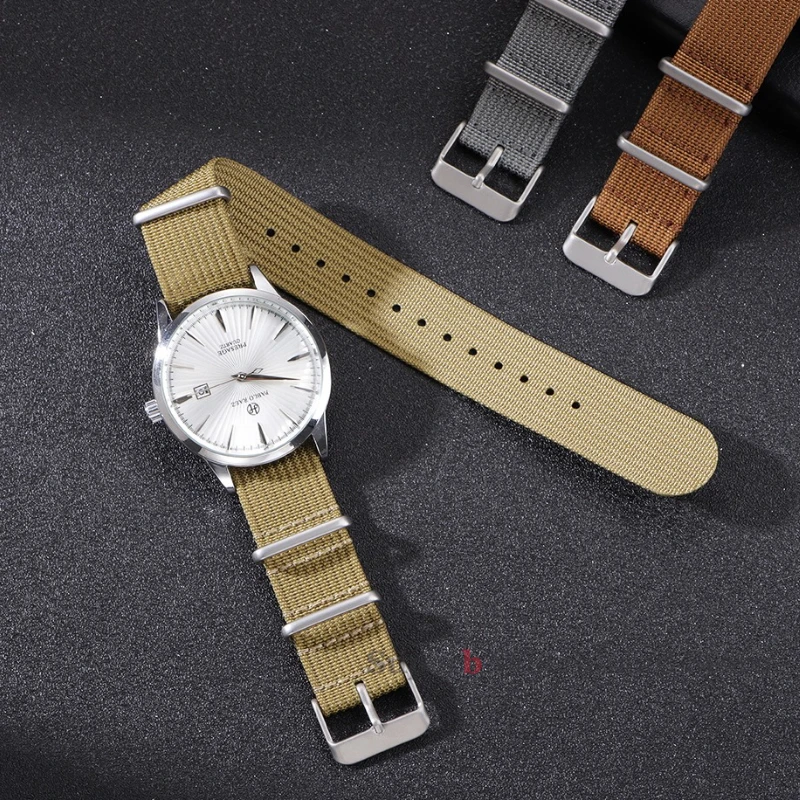 Нейлоновый ремешок премиум-класса для часов Omega 18 мм, 20 мм, 22 мм, ребристый ремешок для Seiko, сменный ремешок для часов из баллистической ткани, аксессуары