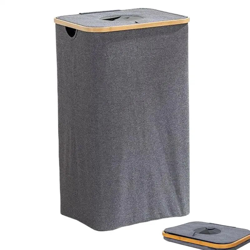

Dirty Laundry Basket Big Laundry Hamper Foldable 105L Capacity Portable Storage Bag For Self-Driving Tour Space Saving