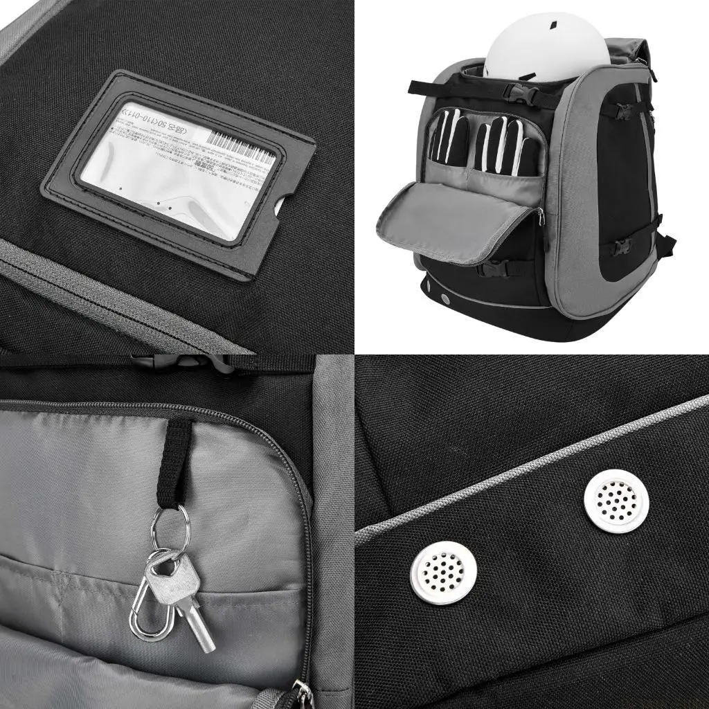 

M5TC Ski Bag, Waterproof Padded Ski Backpack for Travel, Snowboard Gear Bag for Boot